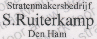 Stratenmakersbedrijf S Ruiterkamp BV